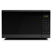 Mainstays 1.1 Cu Ft Flatbed Countertop Microwave Oven, 1000 W, Black