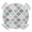 Blue Gray, variant on Gradient Grey Striped Round Tablecloth for 36-44 Inch Tables,Fitted Table Cover with Elastic Edge,Simple Farm Stripes Minimalist Waterproof Outdoor Table Cloth Protector for Patio Garden Dinner