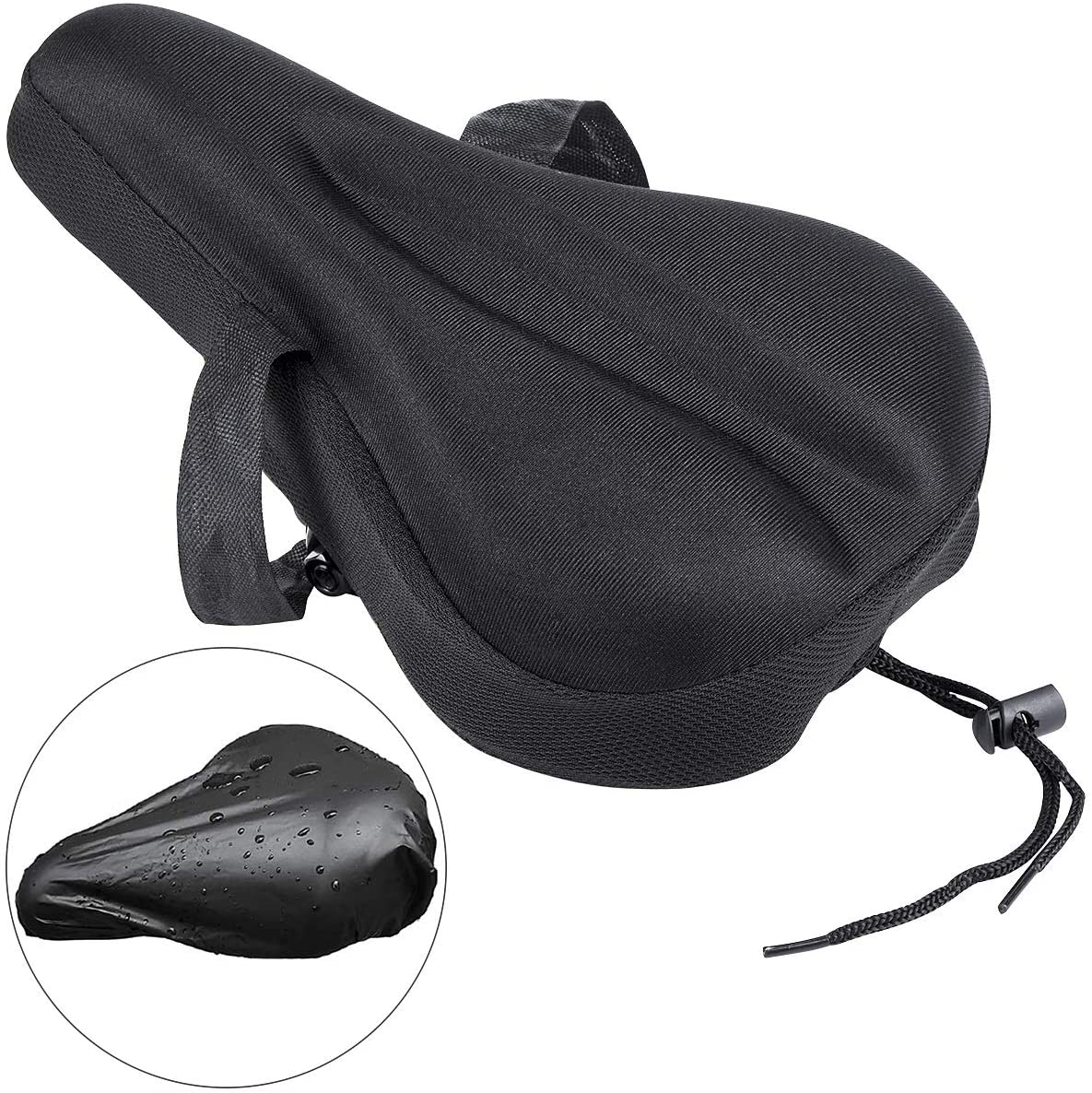 Comfort Bike Seat Cover, Comfortable Replacement Bicycle Saddle Bicycle