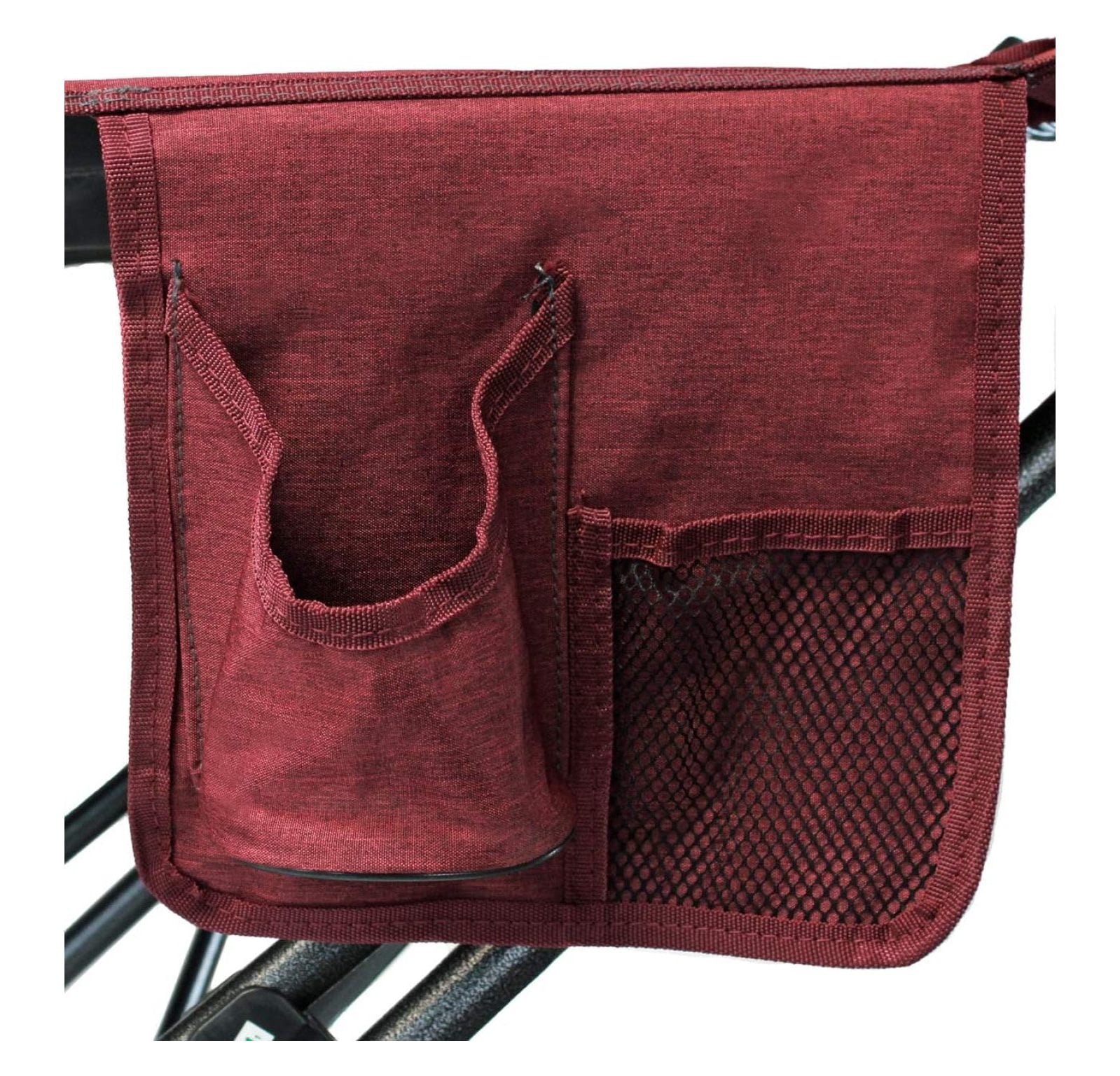 Limited Portable Folding Metal Framed Hammock with a Retractable Canopy, Perfect for Camping, Patio, Outdoor, and Relaxing, Side Pockets Included, Red (Pack of 1)