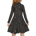 thumbnail image 3 of DISNIMO Galaxy Star Dress for Girls Age 11-12 Year Old Girl Dresses Fall Long Sleeve School Dress for Girls Midi Dress Collar Dresses Kids Twirl Dress for Children Skater Dress Teens Holiday Dress, 3 of 7