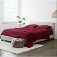 thumbnail image 2 of Burgundy Luxury Extra Soft Deep Pocket Fresh Breathable Sheet Set Queen - Burgundy, 2 of 5