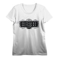 thumbnail image 5 of Beetlejuice Beetlejuice Black Sign Logo Women's Vivid White Crop Tee-XXL, 5 of 7