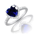 thumbnail image 2 of Anillo Corazón Del Mar Azul Titanic Plata 5 Genérica Corazón del Mar, 2 of 3