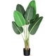 thumbnail image 1 of 48in artificial bird of paradise tree - faux palm & banana leaf plant con pot para indoor/outdoor home, oficina decor & housewarming gift, 1 of 6