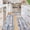 Blue and Brown, variant on Boho Kitchen Rug Sets 3 Pieces, Washable Kitchen Mats for Floor, Non Slip Soft Kitchen Area Rug Floor Mat for Kitchen, Laundry Room and Hallway (Spice-Colorful, 17"x30"+17"x47"+17"x59")