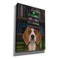 thumbnail image 2 of Epic Graffiti 'Beagle and Books,' by Fab Funky, Canvas Wall Art, 40"x54", 2 of 3