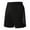 Black, variant on Summer Plus Size Men Shorts Elastic Waist Solid Color Straight Leg Casual Loose Cargo Shorts With Pocket Sport Fashion Workout Athletic Shorts Sweatpants M-6XL
