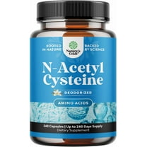 Natures Craft 600mg N-Acetyl Cysteine NAC Supplement for Liver, Lung & Immune Support, 240 Ct