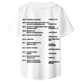thumbnail image 3 of Don Toliver Hardstone Psycho Tour 2024 Baseball Jersey White V-neck Tee Shirt, 3 of 4