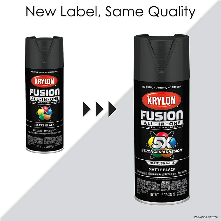 Krylon K02732007 Fusion All-In-One Spray Paint for Indoor/Outdoor
