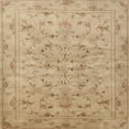 thumbnail image 1 of Ahgly Company Indoor Square Traditional Bronze Brown Persian Area Rugs, 8' Square, 1 of 6