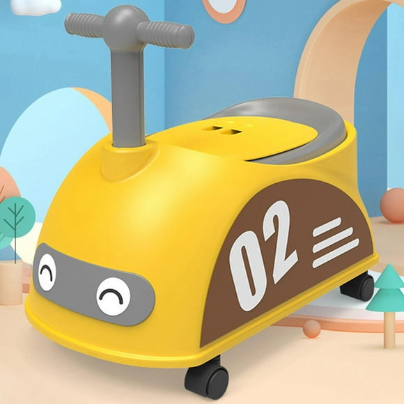 Asiento de inodoro para bebé de dibujos animados Asiento de entrenamiento para inodoro portátil Juguete para niños Niños Regalos para Almohadilla dura amarilla