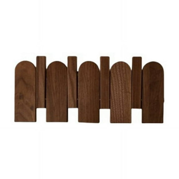 Wood Wall Mounted Coat Rack with Hidden Decorative Hook Clothes Hat Key Hanger Closet for Living Room Furniture C