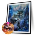 thumbnail image 2 of 5D DIY Diamond Painting Kits Full Round Drill Wolf Mosaic Wall Picture Art Craft Sywqhk Decoración hogareña, 2 of 9