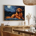 thumbnail image 5 of Tibetan Mastiff Dog Canvas Van Gogh Starry Night Wall Art Gifts Canvas Wall Art Frame Music Artist Customized Canvas Framed Photo Art Work For The Bedroom(Gifts For Dog Lover ), 5 of 6