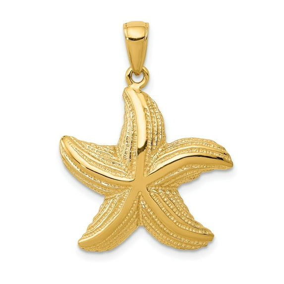 14K Yellow Gold Charm Pendant Themed Men'S 27 mm 19