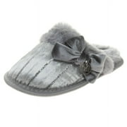 Badgley Mischka Little Kids Girls' Slippers - Silver, 11