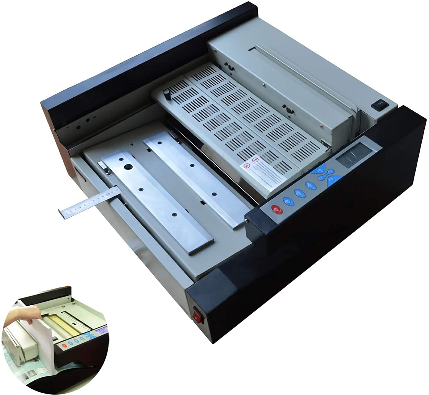 CNCEST 3 Modes Universal Hot Melt Binding Machine 1-5cm Paper Report  Thermal Binding Office for 32*5cm Paper Documents 