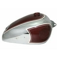 thumbnail image 2 of Fuel Petrol Tank Maroon & Chrome Star Twin Golden Flash Bsa A7 Plunger 500, 2 of 5