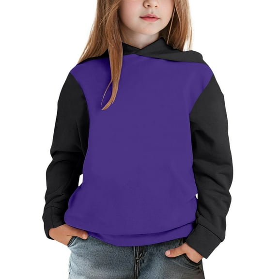 LUOGENLI Hoodies Girls Valentine's Day Hoodies Size 8-9 Kids Boys Girls Hooded Jacket Patchwork Hoodie Sweatshirt Toddler Child Pullover Girls Sweatshirt Sets Size 8 Dark 13-14 Years