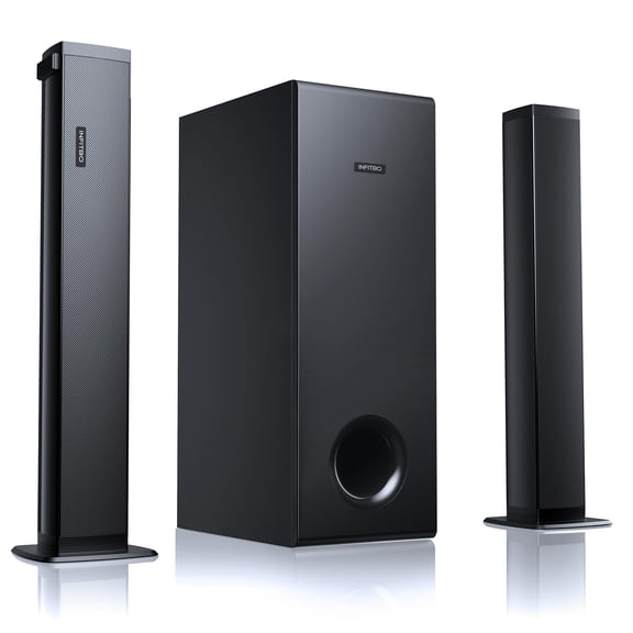 Barra de sonido INFITBO 2.1 canales 190 W de potencia máxima con subwoofer D40-4M