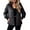 Black, variant on Women's Plus Size Diamond Quilted Jacket Zip Up Hooded Long Sleeve Puffer Coat with Pockets Lightweight Warm Casual Outerwear Fall Winter Wine