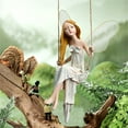 thumbnail image 4 of Garden Fairy Statues Hanging Ornaments Figurine for Home Yard Decor with Rope, 4 of 6
