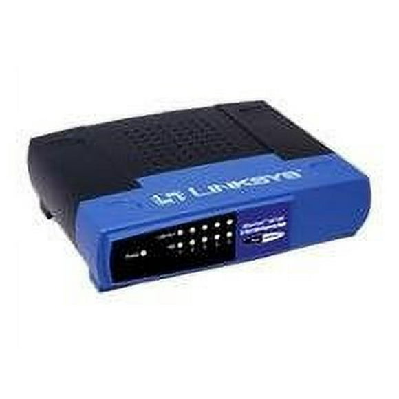 Linksys EtherFast 10/100 Interrupteur de Groupe de Travail 5 Ports EZXS55W - Interrupteur - 5 x 10/100 + 1 x 10/100 - de Bureau