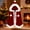 Wine, variant on Hooded Cape Sevevn Christmas Cloak Santa Claus Cloak Velvet Hooded Cape Costume for Women
