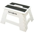 Samsonite Mini Folding Step Stool, White/Black