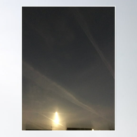 Night Sky Poster Wall Art, Modern Wall Decor, 8x12 UNFRAMED