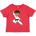 thumbnail image 3 of Inktastic African American Boy, Karate Boy, Kata, Black Belt Boys Toddler T-Shirt, 3 of 5