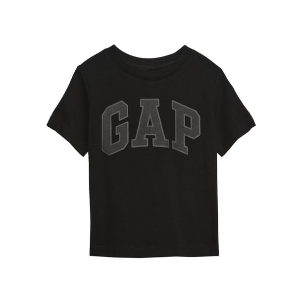 Camisa GAP de manga corta para bebés y niños con logotipo negro verdadero, 6-12 M