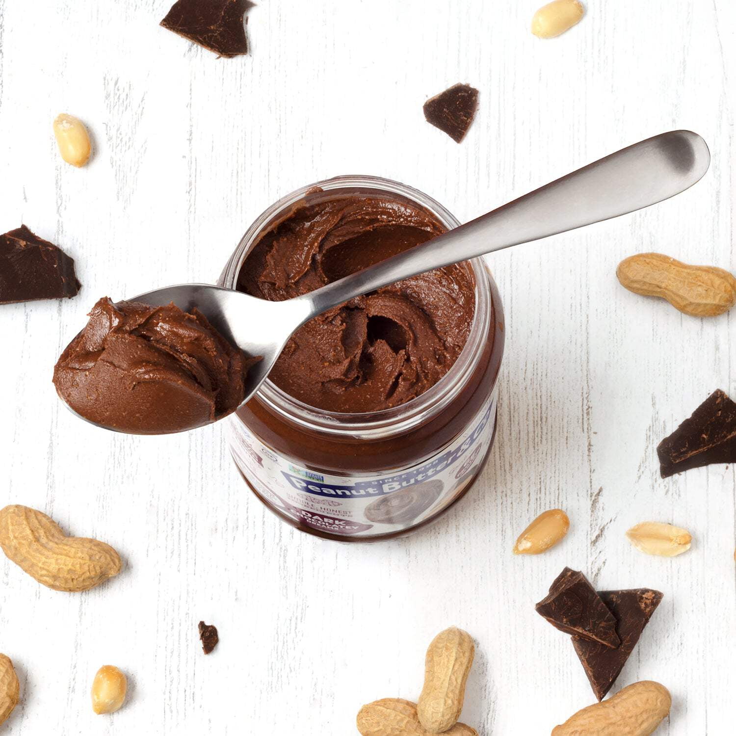 Peanut Butter & Co, Dark Chocolatey Dreams Flavored, Peanut Butter Spread, 16 oz., 6 pack