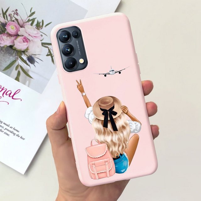 For OPPO Reno 5 5G Case Reno5 Pro Cover Fashion Painted TPU Soft Silicone Phone Cases For OPPO Reno 5 Pro Reno5 Shockproof Funda case-c44 For Reno 5 Pro 5G