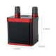 thumbnail image 3 of Máquina de karaoke de audio para el hogar con micrófonos inalámbricos, juego de altavoces de micrófono portátil de 3000 mAh, sistema de PA recargable Bluetooth 5.0, subwoofer de escenario, sonido de k, 3 of 6