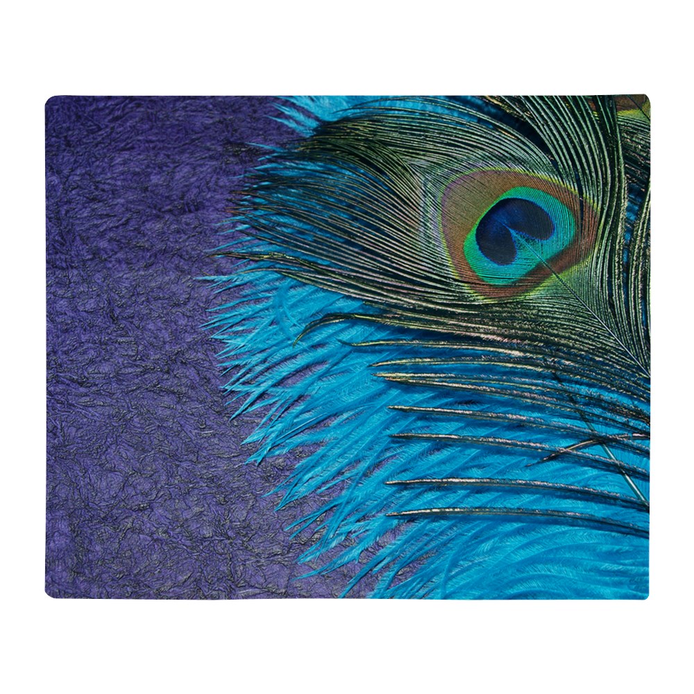 CafePress Purple And Teal Peacock Throw Blanket Soft Fleece Throw