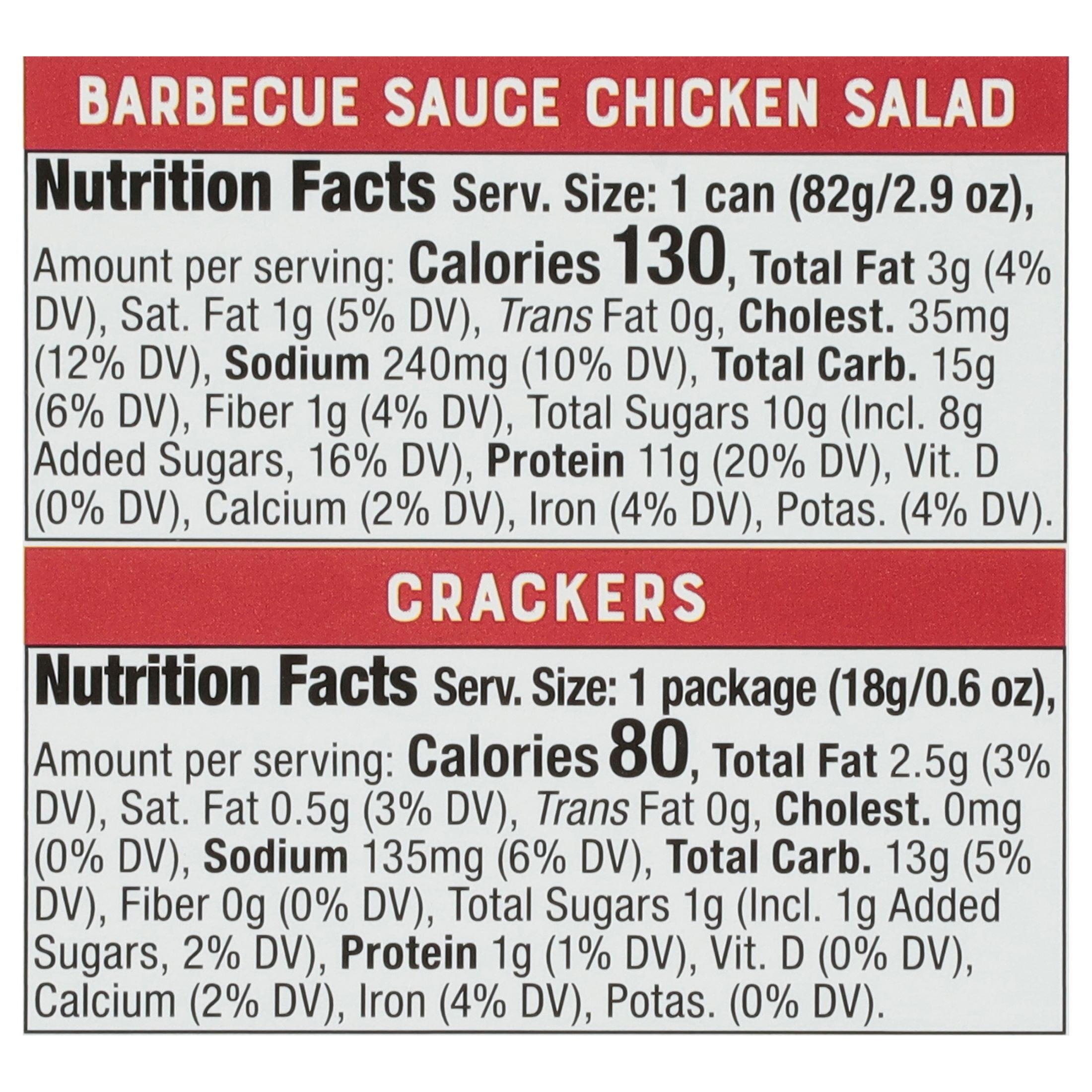 (12 pack) Bumble Bee Snack on The Run Barbecue Flavored Chicken Salad and Crackers Kit, Ready to Eat, Shelf Stable Box, 3.5 oz