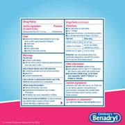 2 Pack: Childrens Benadryl Allergy, Cherry Flavored Liquid 8 fl oz .