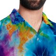 thumbnail image 5 of tie dye90 Men's Casual Hawaiian Button Down Short Sleeve Summer Beach Printed Shirt, 5 of 6