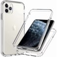 thumbnail image 6 of NEOYFC for  iPhone 11 Pro Max Case with Tempered Glass Screen Protector, Soft 360 Full Body Shockproof Hybrid Bumper Crystal Clear Case Cover for iPhone 11 Pro Max 6.5" (Clear), 6 of 7