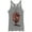 Gray Heather, variant on Women's Marvel Black Panther 2018 Special Forces  Racerback Tank Top Gray Heather Large