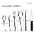 thumbnail image 4 of RayPard 24-Piece Silverware Set, Flatware Set Mirror Polished, Dishwasher Safe Service for 4, Include Fork/Spoon with 5-Compartment Non Slip Silverware Drawer Organizer Box Tray, 4 of 4