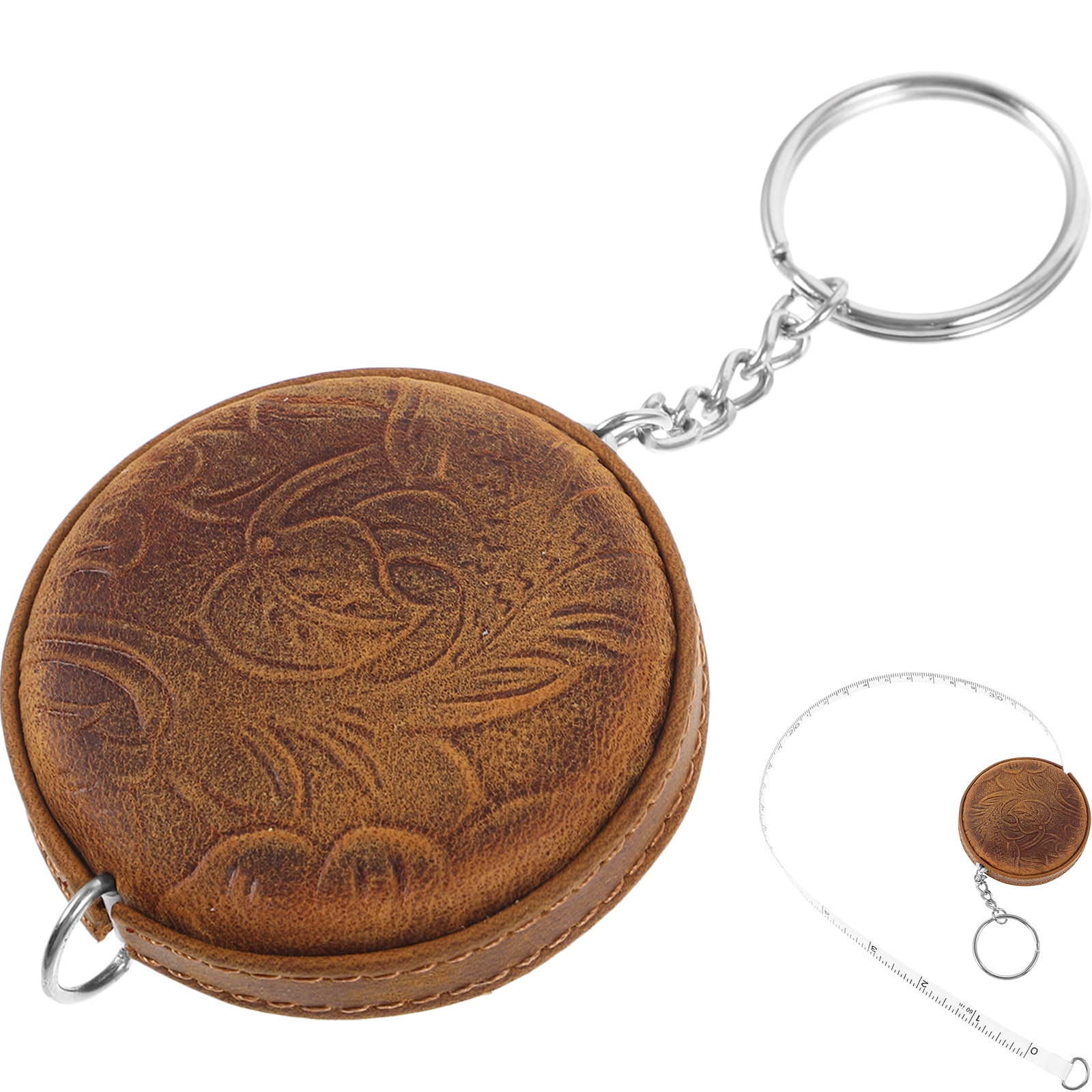 MOVTOTOP Vintage Measuring Tape Mini Tape Measure Retractable Tape Measure Portable Measuring Tape with Keychain