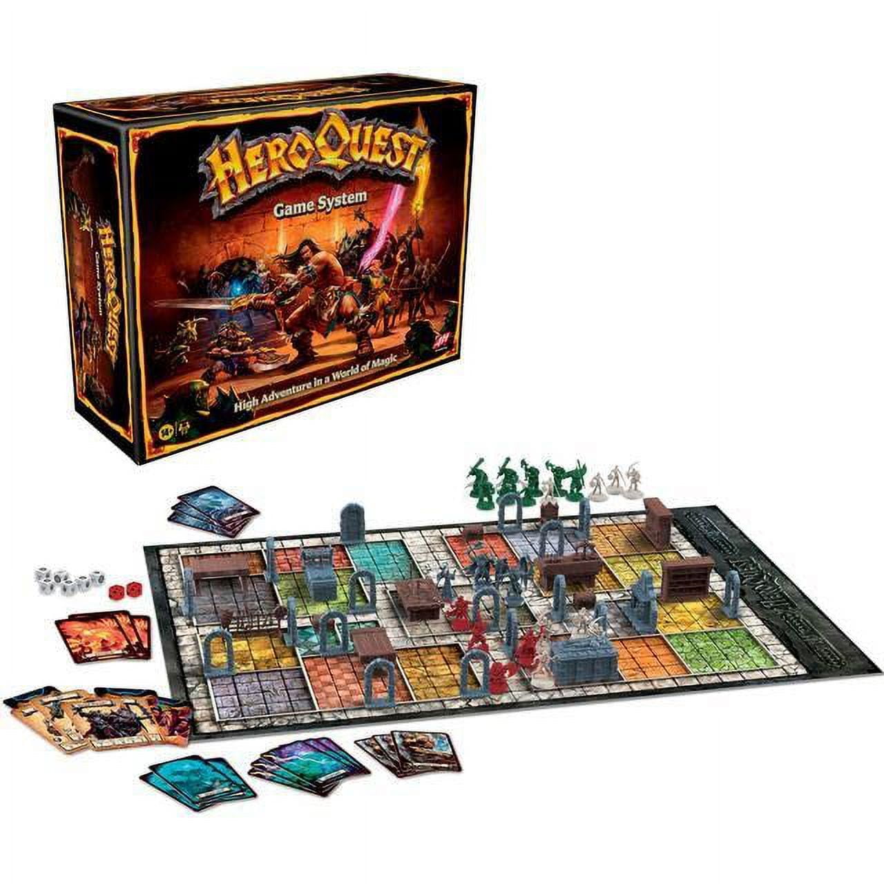 Hasbro's Avalon Hill HeroQuest, RPG Board Game - Fantasy