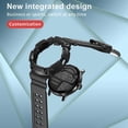 thumbnail image 4 of Reloj inteligente IP68 resistente al agua para hombre y mujer, deportivo, con rastreador de actividad física, reloj inteligente para iPhone 12, Xiaomi Redmi, Apple, Samsung, color negro, 4 of 5