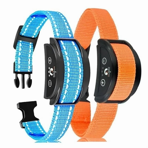 Paipaitek Dog Bark Collar,Automatic Shock & Beep,Waterproof & Rechargeable,For Small to Large Dogs,Black,2pcs