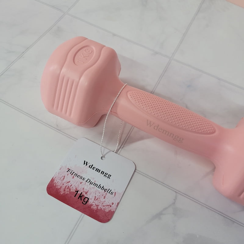Wdemngg Fitness Dumbbells Non-Slip Hand Weights for Home Strength Training