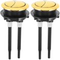 thumbnail image 1 of 2pcs Round Head Buttons Flushing Cistern Buttons Bathroom Toilet Accessory, 1 of 2